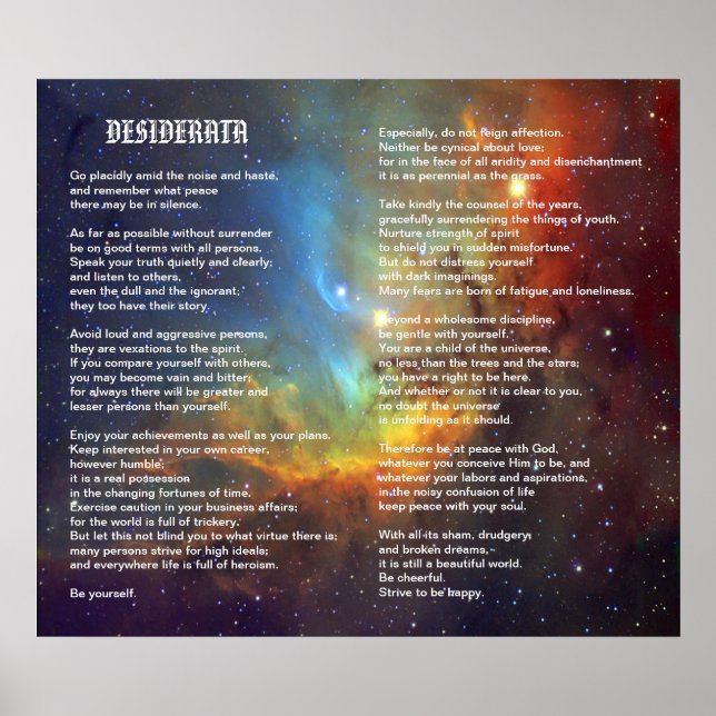 Avsiderata på Tulip Galaxy Poster (Framsidan)