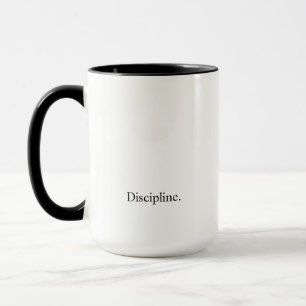 Avsikt "disciplin ", mugg