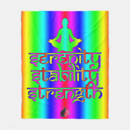 Avsikter för regnbåge för fleecefilt