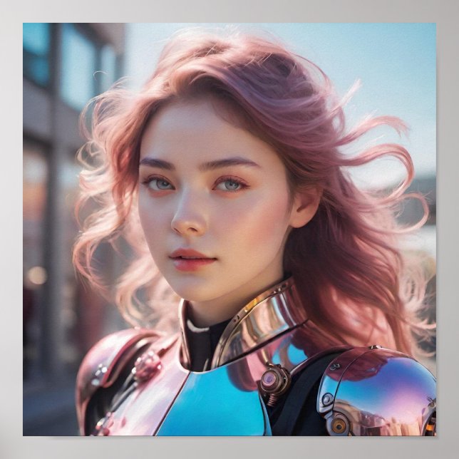 Avsiktligt utseende och oskarp bakgrund poster (Framsidan)