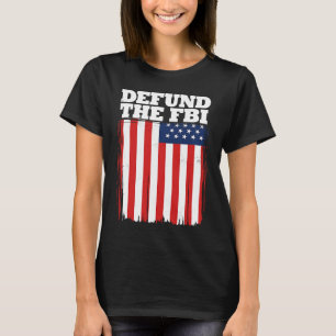 Avskaffa FBI Amerikansk flagga T Shirt