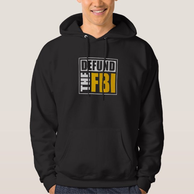 Avskaffa FBI:s finansiering   Hoodie (Framsida)