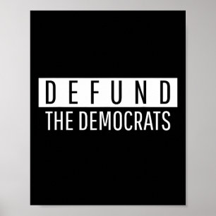 Avskaffa finansieringen av Demokraterna Media Fake Poster