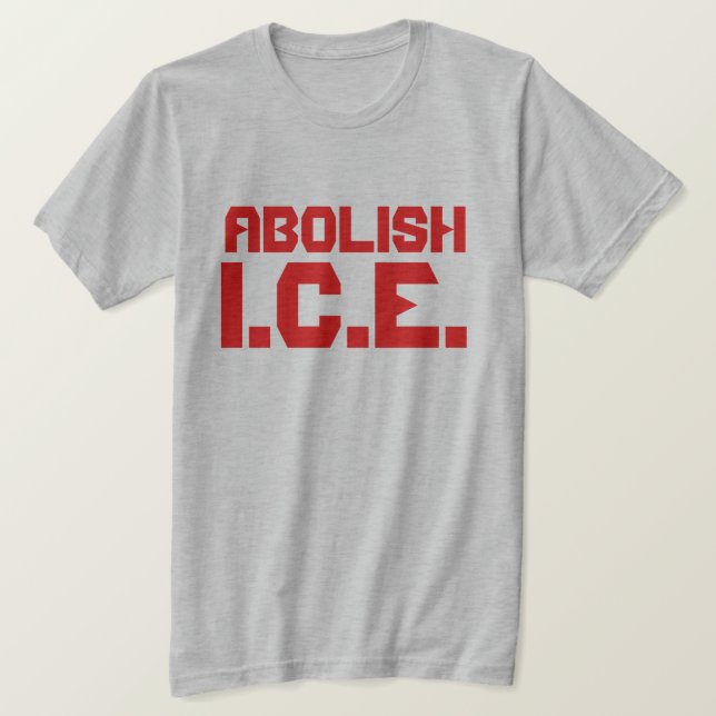 Avskaffa I.C.E. T Shirt (Design framsida)