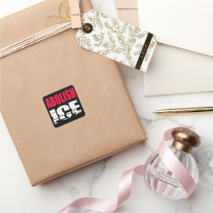 Avskaffa ICE Fyrkantigt Klistermärke