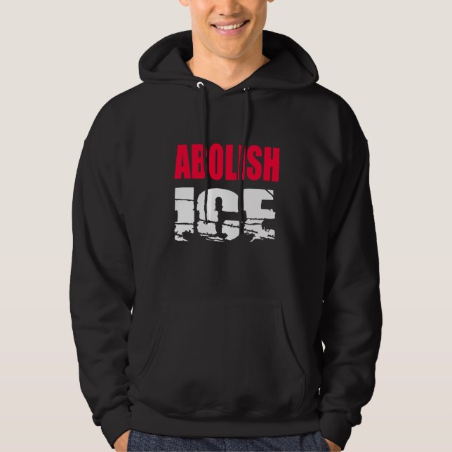 Avskaffa ICE Hoodie (Framsida)