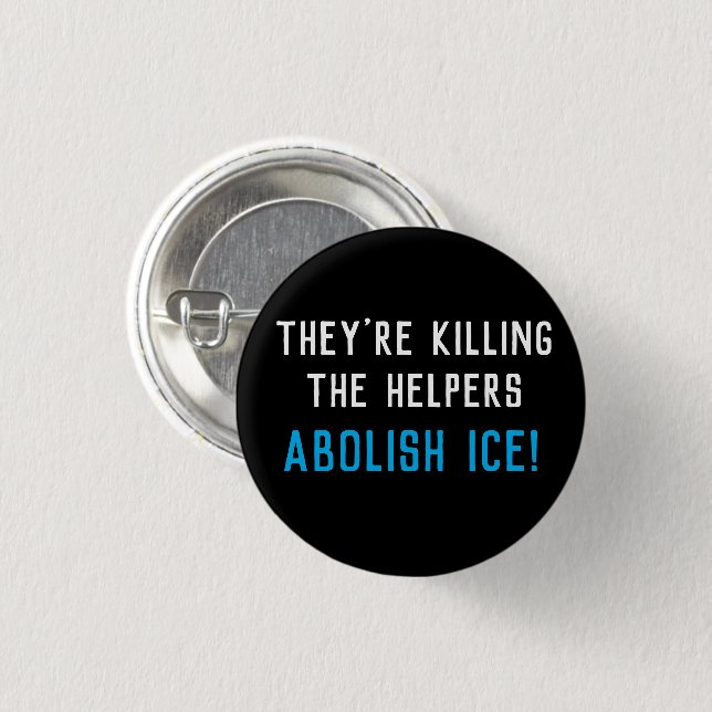 Avskaffa ICE  Knapp (Framsida & baksida)