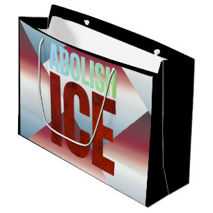 Avskaffa ICE Minimalist Protest Typografi Design