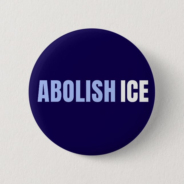 Avskaffa ICE Politisk Anti Trump Knapp (Framsida)