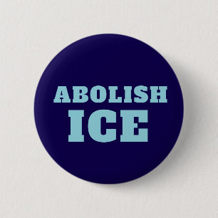 Avskaffa ICE-protestdekal Knapp