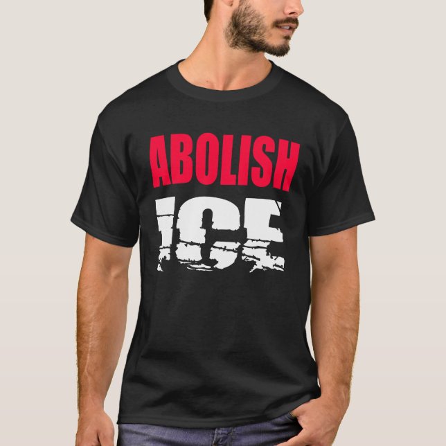 Avskaffa ICE T Shirt (Framsida)