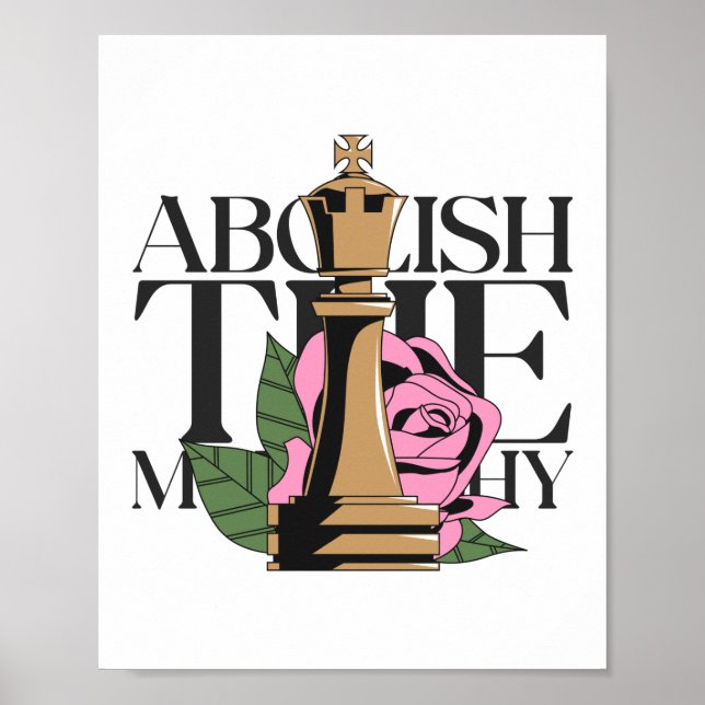 Avskaffa Monarkin Poster (Framsidan)