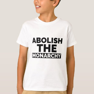 Avskaffa monarkin t shirt