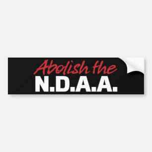 Avskaffa NDAA-bildekalet Bildekal