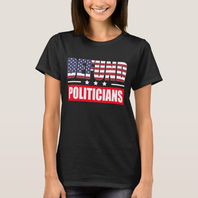 Avskaffa politiker t shirt (Framsida)