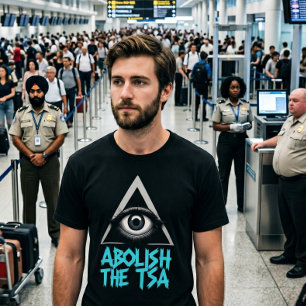 Avskaffa TSA-förklädet Anti-Säkerhetsteater T Shirt