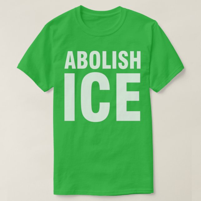 Avskaffande ICE 1 T Shirt (Design framsida)
