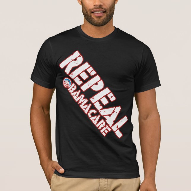 Avskaffande ObamaCare T Shirt (Framsida)