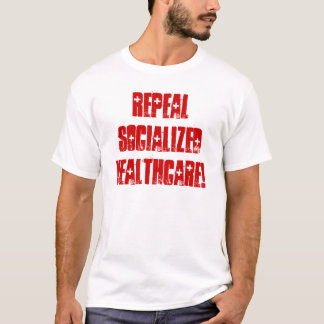 Avskaffande umgås sjukvård t-shirt
