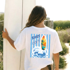 Avskalad Surfbräda Strandmode T Shirt