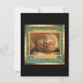 Avskärmning för fred 5 x 7 magnetkort magnetisk inbjudningskort