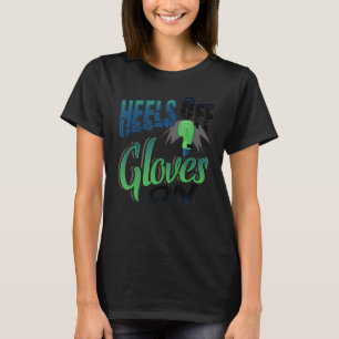 Avskärning av flickor på Boxing Humor Girl Boxer T Shirt