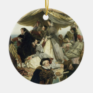 Avsked för T33653 Mary Stuarts till frankriken, Julgransprydnad Keramik