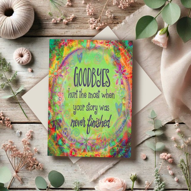 Avsked gör ont när historien inte var färdig kort (Skapare uppladdad)