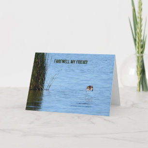 Avsked min vän kort