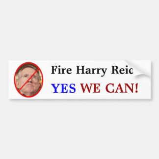 Avskeda Harry Reid?, JA, VI KAN! Bildekal
