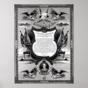 Avskedadress av General Robert E. Lee Poster