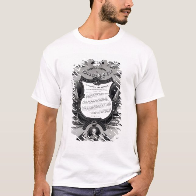 Avskedadress av General Robert E. Lee T Shirt (Framsida)