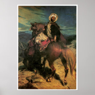 Avskedet av kungen Boabdil på Granada Poster