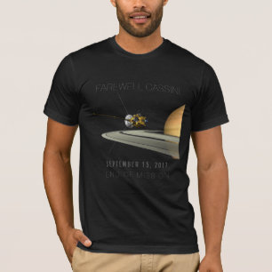Avskedet Cassini avslutar av beskickningen - T Shirt