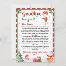 Avskedsbrev från Tomte Jul