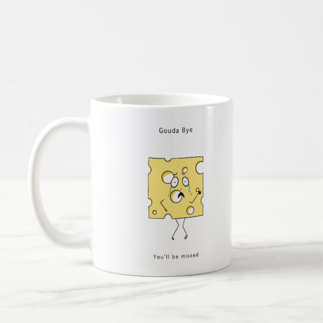 Avskedsgåva, Goudaost, Roligt avsked  Kaffemugg (Vänster)