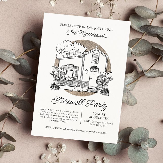 Avskedsparty utan vidare föranmälan inbjudningar (Skapare uppladdad)