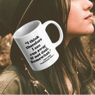 Avskild | Jag Tänka därför I kaffe Mugg