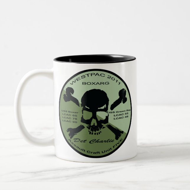 Avskildhet Charlie och kaffemugg för LCAC 48 (Vänster)