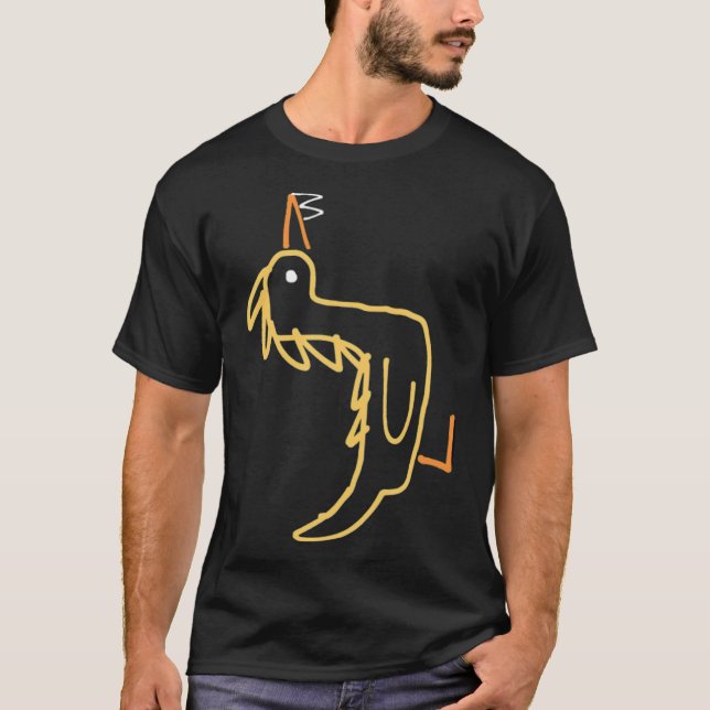 avskilja djurets svarta labb t shirt (Framsida)