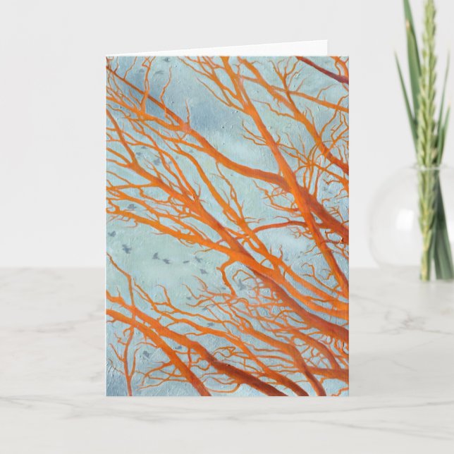 Avskiljandeångest, panel en helgkort (Framsida)