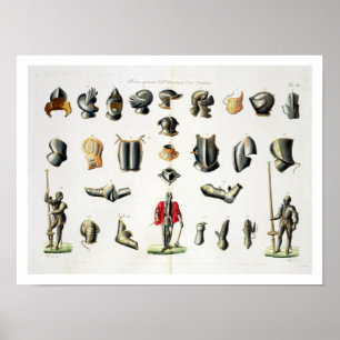 Avskilt Delar i Knight's Armor, 15:e för Poster