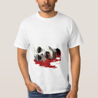 Avskilt Zombiehuvud Tee Shirt