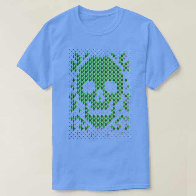 Avskogning Brown T Shirt (Design framsida)