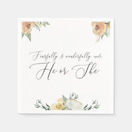 Avskräckt och underbart Gender för Napkin Pappersservett