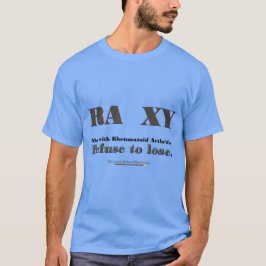 Avskräden att förlora den rheumatoid t-shirt