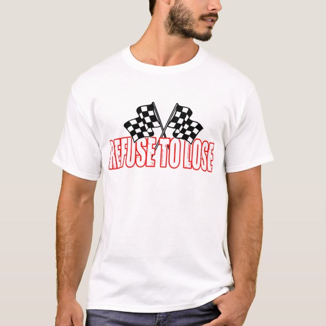 Avskräden att förlora tee shirt (Framsida)