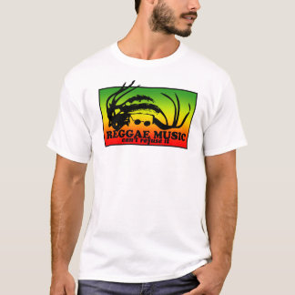 AVSKRÄDEN FÖR REGGAEMUSIK. .CAN INTE DET T-SHIRT