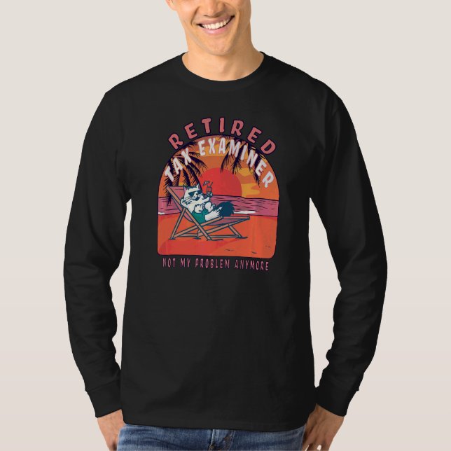 Avskriven skattekontroll Vintage Pension T Shirt (Framsida)