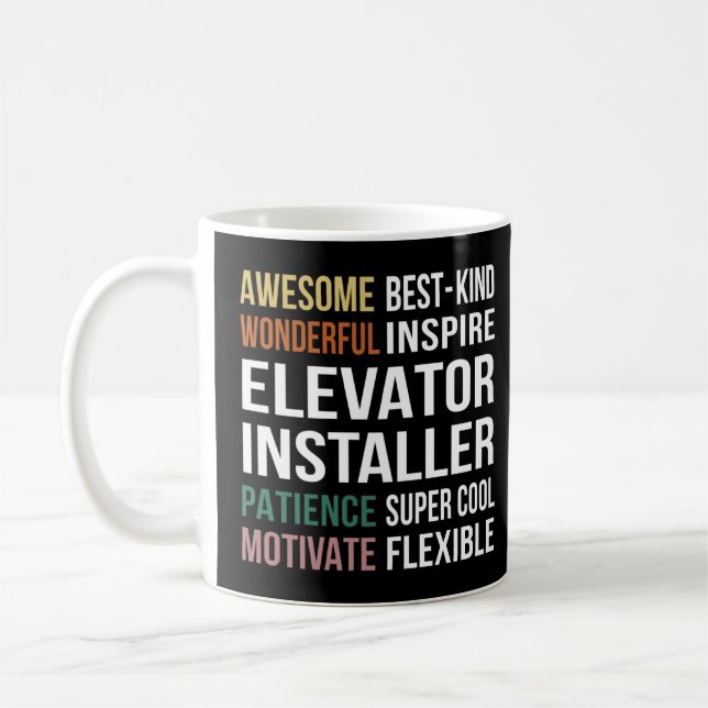 Avskrivning av installationsinstallatör kaffemugg (Vänster)